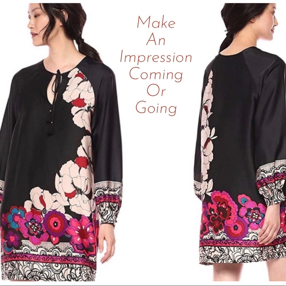 🌺Trina Turk Alabaster Balloon Sleeve Dress…